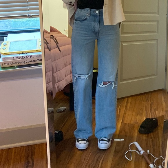 Zara Denim - Zara Wide Leg Full Length (2)